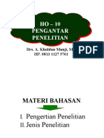 Ho-10-Pengantar Penelitian