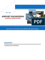 Airport Engineering: (Runway Orientation)