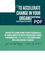 Steps 8: To Accelerate Change in Your Organization