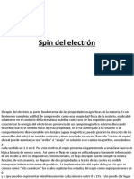 Spin Del Electrón Diapositivas