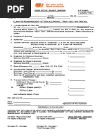 H.P.T.R. 7 Travelling Expenses Claim Form | PDF | Transport