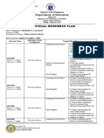 Department of Education: Individual Workweek Plan