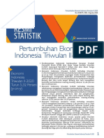 Pertumbuhan Ekonomi Indonesia Triwulan II-2020
