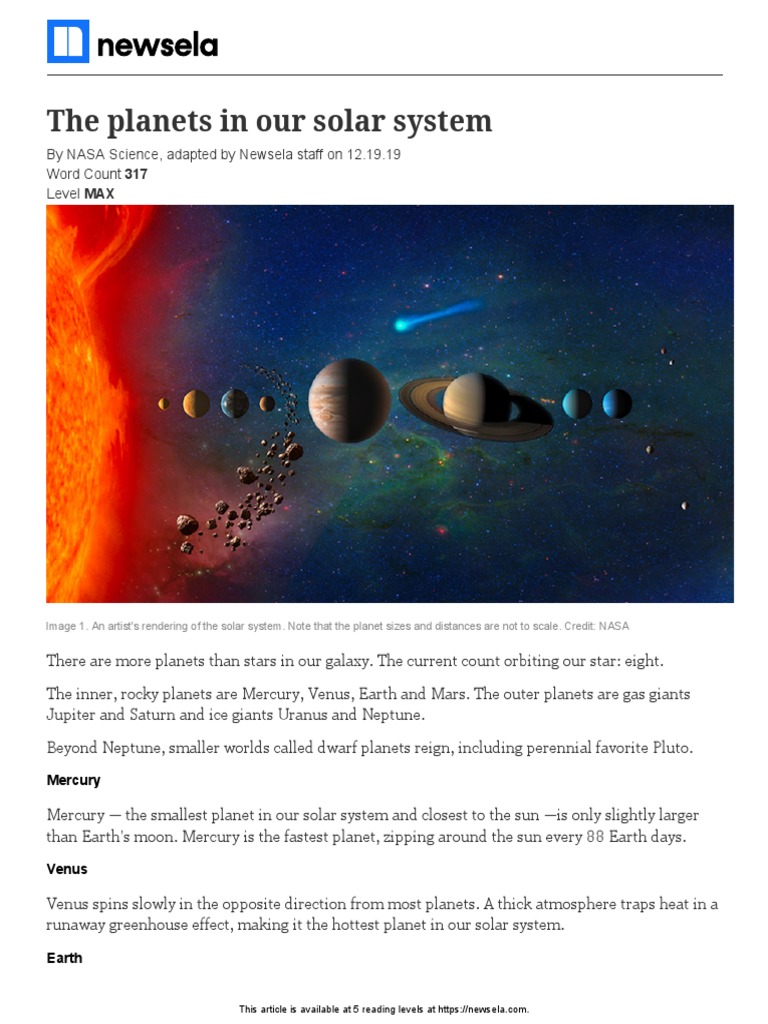 Overview of the Solar System Planets | PDF | Planets | Solar System