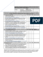 Plan de vigilancia COVID-19 en el trabajo verificación lista