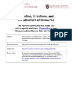 Attention, Intentions, and The Structure of Discourse PDF