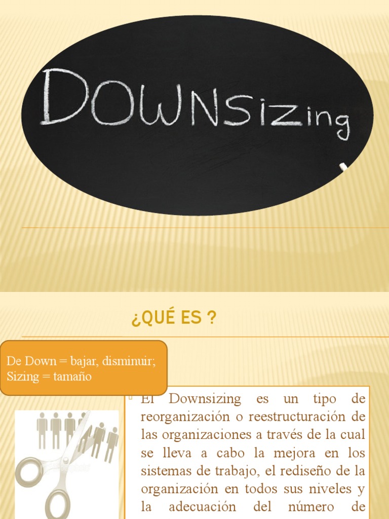 DOWNSIZING | PDF | Business | Informática y tecnología de la información