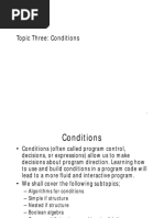 3 topic three - conditions