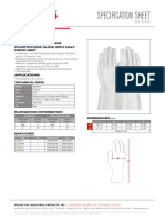 Specification Sheet: Ambi-Dex Food Grade Disposable Polyethylene Glove With Silky Finish Grip