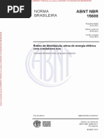 ABNT NBR 15668 Redes Distribuição Cabos Nus