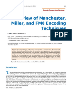 A Review of Manchester, Miller, and FM0 Encoding Techniques