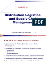 Distribution Logistics and Supply Chain Management: © Macmillan Private India Ltd. 1