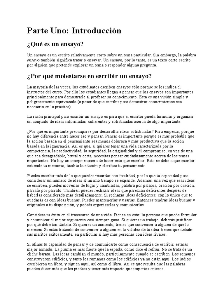 10 Pasos para Escribir Un Ensayo Jordan Peterson PDF Capitalismo