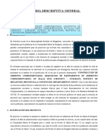 01 Memoria Descriptiva General