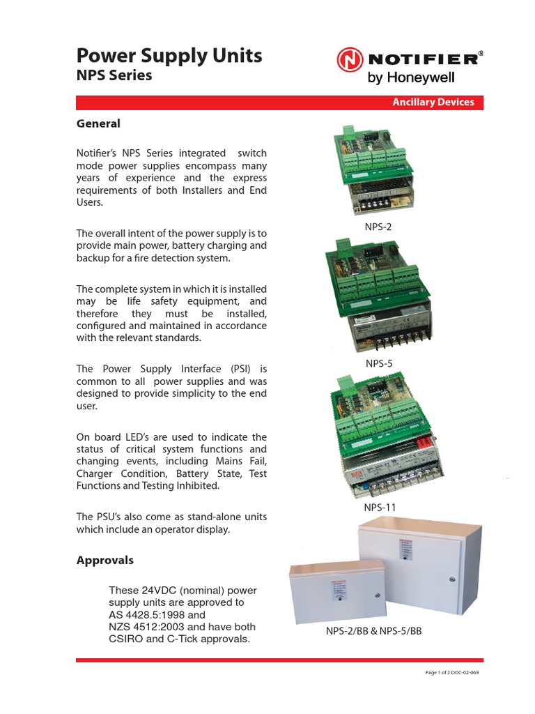 Power Supply Units: NPS Series | PDF | Power Supply | Battery Charger