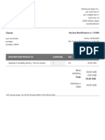 SiteGround Factura Rectificativa 51050