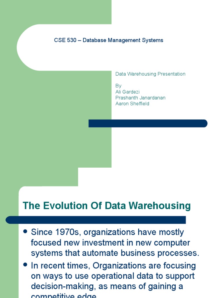 Data Warehousing Overview and Benefits | PDF | Oracle Database | Data ...