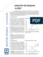 Lamparas QUV Catalogo PDF