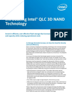 Introducing Intel® QLC 3D NAND Technology: Solution Brief