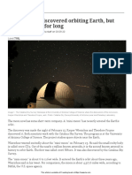 Mini Moon Orbiting Earth Article