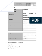 Guía Ley de Ohm PDF