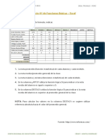 Ejercicio 01 de Funciones Básicas Condicionales en Excel