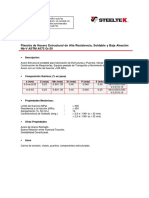 Ficha Tecnica Acero ASTM A572 Grado 50