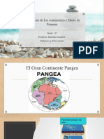 Division de Pangea e Istmo de Panamá