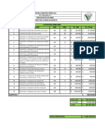 Presupuesto de Obra Mobiliario
