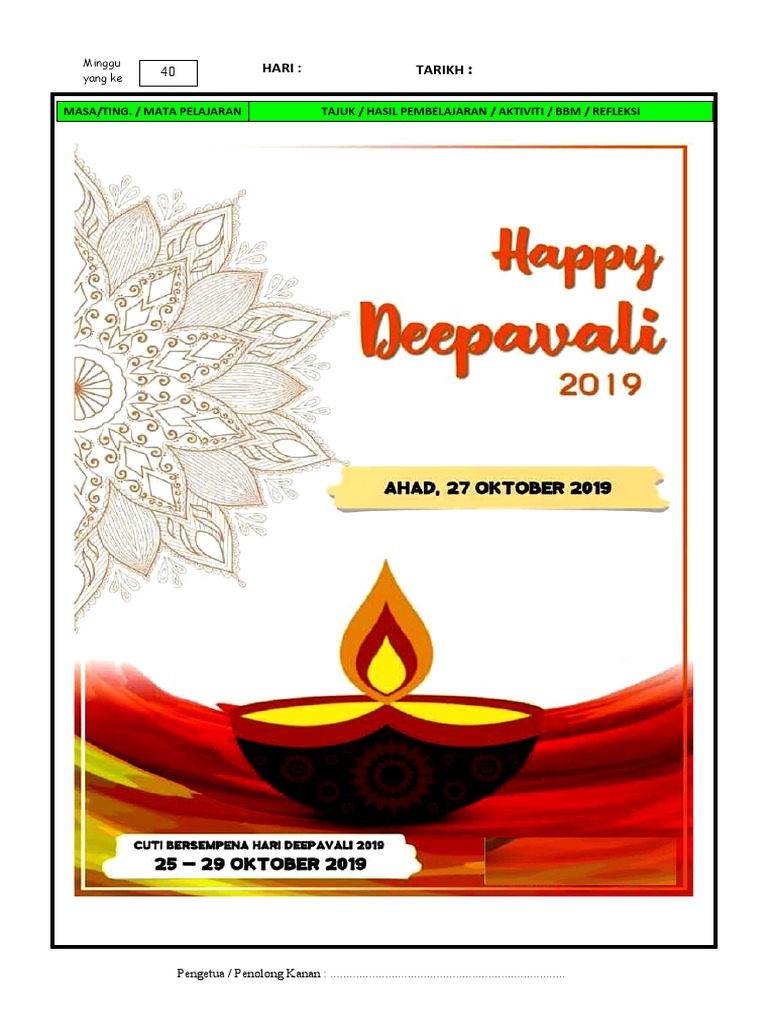 Cuti Deepavali PDF