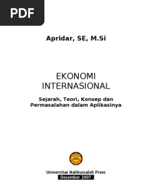 Buku Ekonomi Internasional Lengkap Ok | Pdf