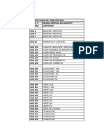 Listado Planos Eesa Arq - Esp PDF