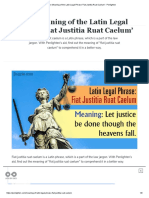The Meaning of The Latin Legal Phrase 'Fiat Justitia Ruat Caelum' - Penlighten PDF