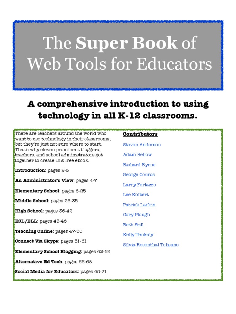 Super Book of Web Tools For Educators | PDF | Business