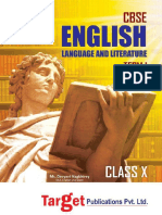 STD 10 Cbse Board English Language and Literature Term 1