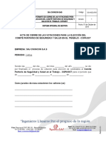 SIG-HSEQ-F011 Formato de Cierre de Las Votaciones Elección Del COPASST