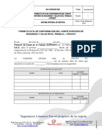 SIG-HSEQ-F012 Formato de Acta de Conformación Del COPASST