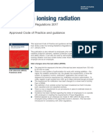 HSE L121 - 2018 - Work With Ionising Radiation