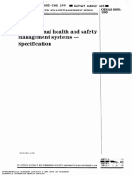 OHSAS 18001 - 1999 - SCAN - Occupational Health and Safety Management Systems PDF