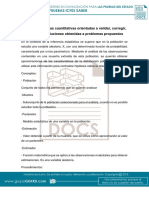 Aplicar Estrategias Cuantitativas Orientadas A Validar, Corregir, o Descartar Soluciones Obtenidas A Problemas Propuestos, SABER