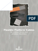 Flexible Flatform Cables: For Cranes, Hoists and Process Machines