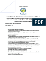 Examen Diagnostico Sistemas de Inventarios