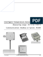 Measuring Range - 55°C To +125°C Communication: Modbus or Spinel, RS485