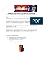 Manual de Configuração Maximus Arcade Frontend