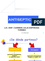 Bioseguridad: Antisepticos