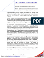 COMUNICADO ALCALDIA INDIGENA DE COMALAPA AL PUEBLO DE GUATEMALA 