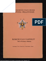 The Invisible World Rosicrucian Pamphlet 14 Pages