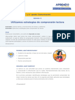 s12 1o y 2o Grado Comunicacion Ciclo Avanzado PDF