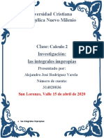 Integrales Impropias