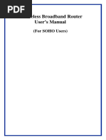 Wireless Broadband Router User's Manual w514r